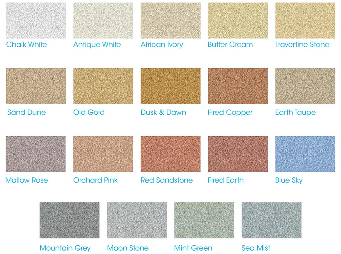 A1 Home Protection Colour Chart
